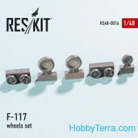 Wheels set 1/48 for F-117