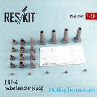 Rocket Launcher LRF-4 (4 pcs), for Airfix/Italeri kit