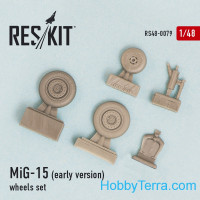 Wheels set 1/48 for MiG-15 (early version)
