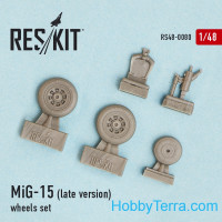 Wheels set 1/48 for MiG-15 (late version)