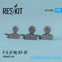 Wheels set 1/72 for F-5 (F/N) KF-5F