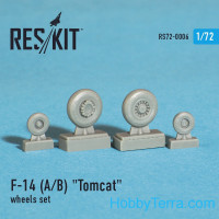 Wheels set 1/72 for F-14 (A/B) Tomcat