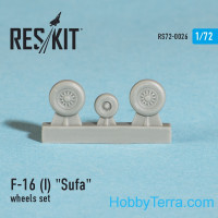 Wheels set 1/72 for F-16 (I) Sufa