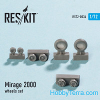 Wheels set 1/72 for Mirage 2000
