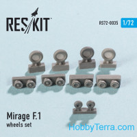 Wheels set 1/72 for Mirage F.1