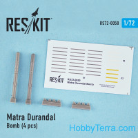 Matra Durandal Bomb, 4pcs, for Italeri/Revell kit