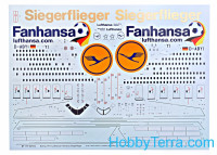 Revell  01111 Model Set. Boeing 747-8 Fanhansa Siegerflieger incl. accessories