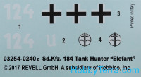 Revell  03254 Tank Hunter Sd.Kfz.184 "Elefant"