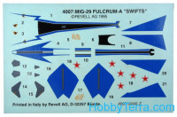 Revell  04007 MiG-29 'The Swifts' fighter