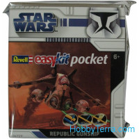 Star Wars. Spacecraft Republic Gunship - easy kit Poсket