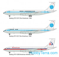 Roden 338 Kit de modelo de plástico Boeing 707-321