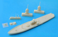 ROP o.s. Samek Models S350-010 Escala 1: 350 Monitor soviético da marinha MBK-186, 1944 (jogo da resina)