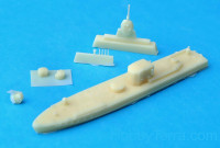 ROP o.s. Samek Models S350-011 Escala 1: 350 armada soviética BKA-1125 gunboat, 1942 (kit de resina)