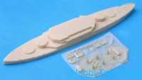 ROP o.s. Samek Models S700-076 1: 700 escala USS Michigan BB-27 navio de guerra, 1912 (kit de resina)