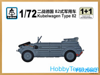 Kubelwagen Type 82 (2 model kits in the box)