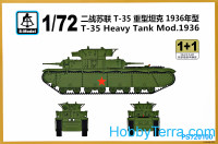 T-35 tank model 1936 (2 model kits in the box)