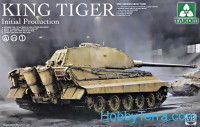 WWII German heavy tank King Tiger initial production 4 in 1