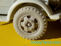 Tankograd  72025 Wheels set for GAZ-51 (Military Wheels)