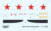 Decal for Bell P-63A-8 Kingcobra