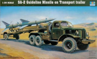 SA-2 Guideline Missile on Transport trailer