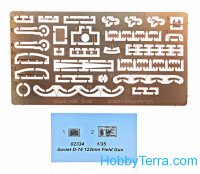 Trumpeter  02334 Soviet D-74 122mm field gun