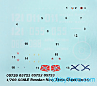 Trumpeter  05721 Russian cruiser Varyag