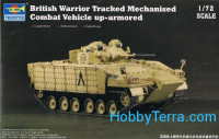 British Warrior tracked mechanised combat vehicle up-armored