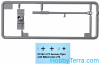Trumpeter  07164 German Tiger with 88mm kwk L/71