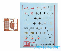 UM  344 Marder III Sd.Kfz.138 M WWII German tank hunter
