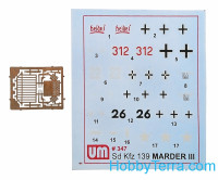 UM  347 Marder III Sd.139 WWII German self-propelled gun