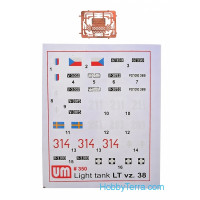 UM  350 Praga LT vz.38 German light tank