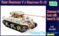 Sherman V tank with turret FL-10