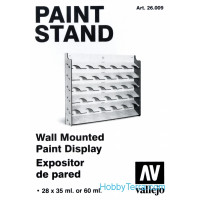 Paint stand. Wall Mounted Paint Display, 28x35/60ml
