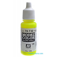 Model Color 17ml. 206-Yellow Fluorescent