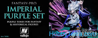 Paint Set. Imperial Purple Tones Fantasy-Pro, 8 pcs