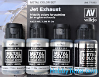 Metal Color Set. Jet Exhaust, 4 pcs