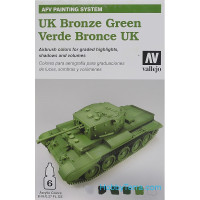 AFV UK Bronze green 6x8ml