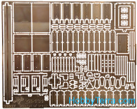 Photo-etched set 1/35 ZiL-131 basket of truck, for ICM kit