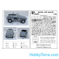 Photoetched set of details Sd.Kfz.247 Ausf.B