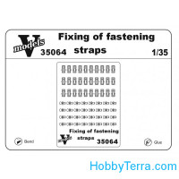Photoetched set of details Fixing of fastening straps for modern AFV
