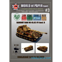 Heavy tank VK 45.02 (P) Ausf. B, paper model