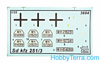 Zvezda  3604 Sd.Kfz.251/3 Ausf.B radio vehicle