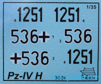 Zvezda  3620 Panzer IV Ausf.H German medium tank