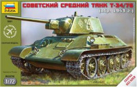 T-34/76 Soviet medium tank, 1943