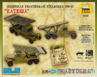 Zvezda  6128 BM-13 "Katyusha" multiple rocket launchers, scale 1/100