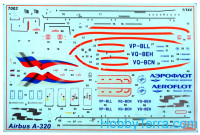 Zvezda  7003 Model Set. A-320 aerobus