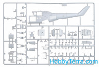 Zvezda  7276 Model Set. Russian attack hellicopter Mi-35M Hind E