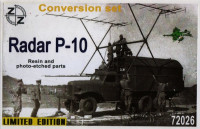 Conversion set. P-10 radar on military truck