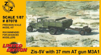 ZiS-5V truck with 37mm M3A1 AT gun