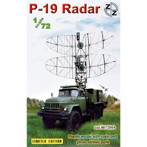 ZZ Modell  72004 P-19 Soviet radar vehicle, plastic/resin/pe